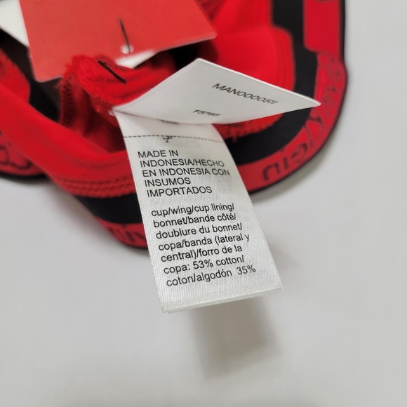Calvin Klein Modern Cotton Modern Cotton Bralette, Plaid Red NWT $30 XS - Picture 8 of 8